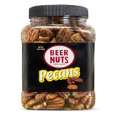 BEER NUTS jar front view showing resealable lid and snack-ready glaze