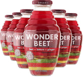 Beetology front packaging showing six-pack bottles and clear labeling for convenience