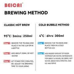 beicai brewed tea in cup lifestyle serving for enjoyable moments