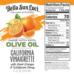 Bella Sun Luci dressing on mixed salad, illustrating fresh finishing touch