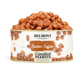 Belmont Peanuts front packaging shows 20 oz bag and resealable convenience
