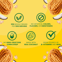belVita nutrition label and ingredients panel highlighting whole grain benefits
