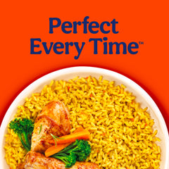 Ben's Original close-up of rice grains and carrot pieces highlighting texture and flavor