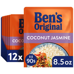 Ben's Original front pouch showing product packaging and ready-to-heat convenience