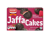 Benton’s boxed Jaffa Cakes front view showing packaging and serving suggestion benefit: ready-to-serve