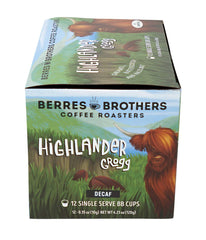 Berres Brothers single-serve pod installed in brewer demonstrating fast, no-mess brewing