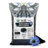 Berrilys front packaging showing organic black cumin powder and benefits