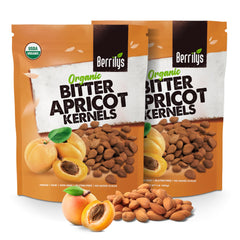 Berrilys front packaging shows 16 oz bag and organic certification benefits