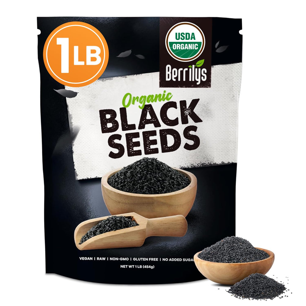 Berrilys front packaging showing 16oz bag and organic label, clear benefit freshness