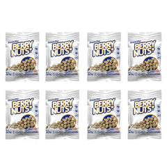 BERRY NUTS front packaging showing 8-pack convenience and snack size