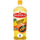 Bertolli front bottle 32 fl oz showing brand and size, convenient for families