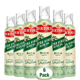 Bertolli front packaging showing six 5 fl oz bottles and convenience