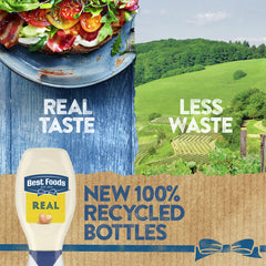 Best Foods bottle cap detail with clean-lock tip for precise, mess-free dispensing