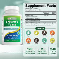 Best Naturals open bottle with tablets visible for easy daily use