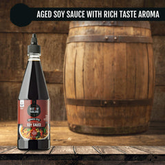 Best of Thailand pouring sauce over sushi scene benefit: controlled pour for perfect seasoning