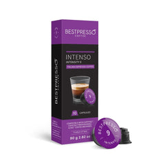 Bestpresso brewed espresso shot showcasing rich crema and flavor benefit
