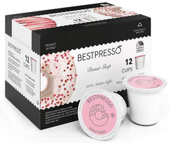 Bestpresso front packaging showing 8 packs, clear branding and quantity benefit