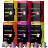 Bestpresso front packaging showing variety pack for easy selection