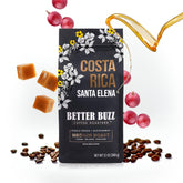 Better Buzz front of bag showing Costa Rica label and roast details for easy identification