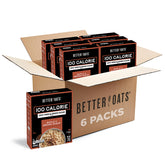 Better Oats front packaging showing maple brown sugar flavor and multi-box benefit