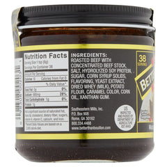 Better Than Bouillon roasted beef base paste close-up showing rich texture and concentrated taste