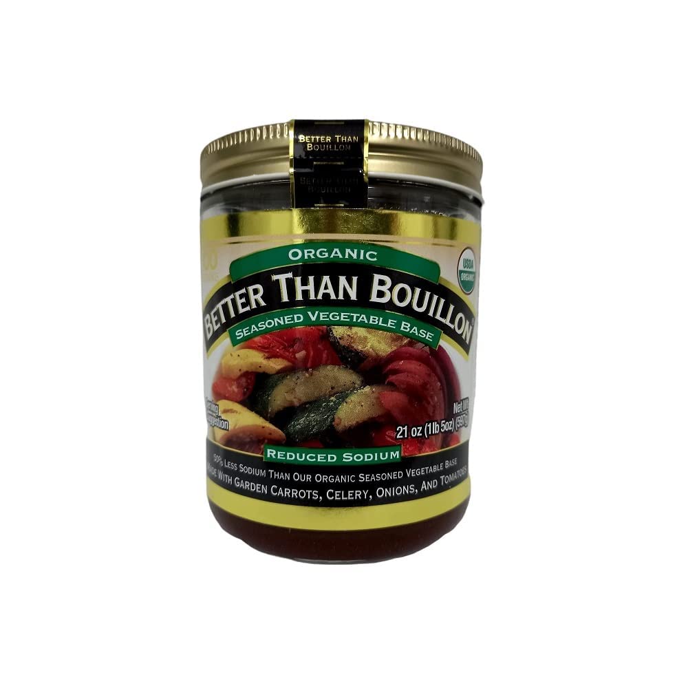 Better Than Bouillon jar front view showing label and organic benefit for richer meals