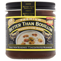 Better Than Bouillon jar front label showing product and serving info for clarity