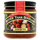Better Than Bouillon sofrito front jar view showing label and serving size benefit
