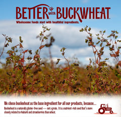 Better With Buckwheat close-up cracker texture highlighting crispness and whole‑seed appeal