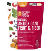 BetterBody Foods front label showing product name and organic seal for clear choice