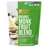 BetterBody Foods front packaging showing organic monk fruit allulose benefits