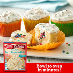 Frosted layered cake made from Betty Crocker mix highlighting moist texture and party-ready appearance