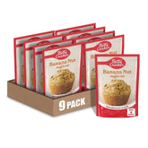 Betty Crocker front packaging showing banana nut mix and easy preparation benefit