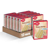 Betty Crocker front packaging showing vanilla cake image and brand