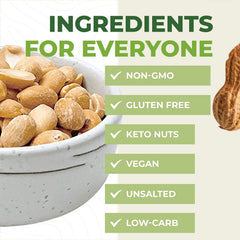 Beyond Nature bag open and pouring peanuts out for easy serving
