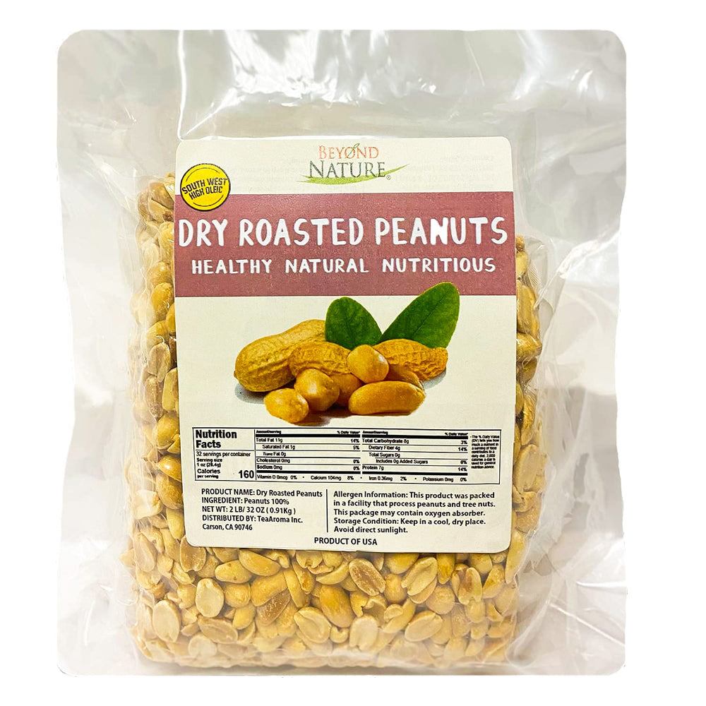 Beyond Nature front packaging vacuum-sealed bag shows two-pound clean snack