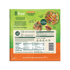 BFree wrap rolled burrito demonstrating sturdy fill-holding benefit