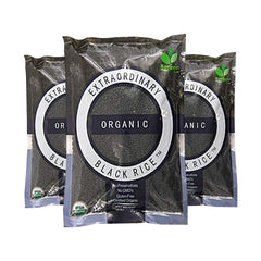 Bgreen front packaging showing three-pack and organic label, convenient supply