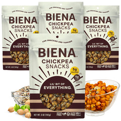 BIENA front packaging showing flavor and benefits for quick selection
