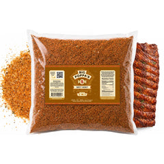Big Poppa Sweet Money rub texture close-up displaying granulated honey and spices for caramelized bark