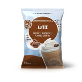 Big Train front packaging of 3.5 lb blended ice coffee mix showing product branding and size benefits