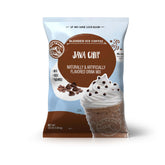 Big Train front package showing 3.5 lb coffee mix and easy serving benefit