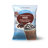 Big Train reduced sugar mocha front packaging showing product identity and convenience
