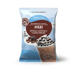 Big Train reduced sugar mocha front packaging showing product identity and convenience