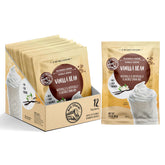 Big Train packet front view showing branding and vanilla benefit