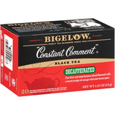Bigelow Constant Comment front packaging showing six boxes and product name for pantry appeal