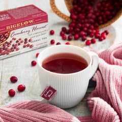 Bigelow Tea foil-wrapped tea bag close-up preserving freshness and aroma