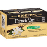 Bigelow front packaging showing six boxes and product branding benefits freshness