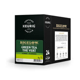 Bigelow Tea box front packaging showing 24 K-Cup pods and clear labeling benefit convenience