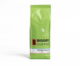 BIGGBY front packaging showing 12oz bag and flavor benefits